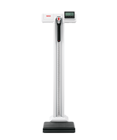 Digital column scale with eye-level display